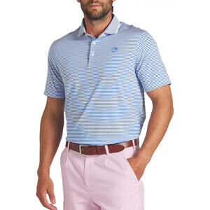 NWT Puma AP  Short Sleeve Polo Shirt Mens Blue Casual  Size XXL $90